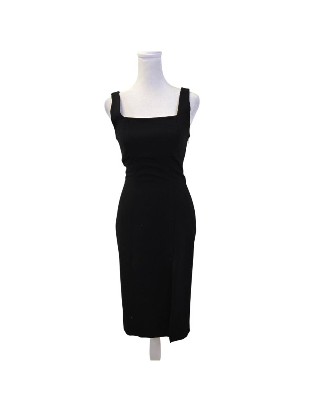 NWT Willow Little Black Midi Shift Dress Size XS